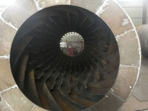 煤泥烘干機內(nèi)部結(jié)構